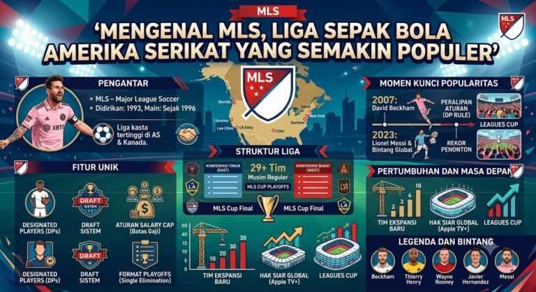 Mengenal MLS, Liga Sepak Bola Amerika Serikat yang Semakin Populer