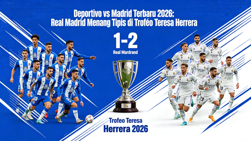 Deportivo vs Madrid Terbaru 2026: Real Madrid Menang Tipis di Trofeo Teresa Herrera