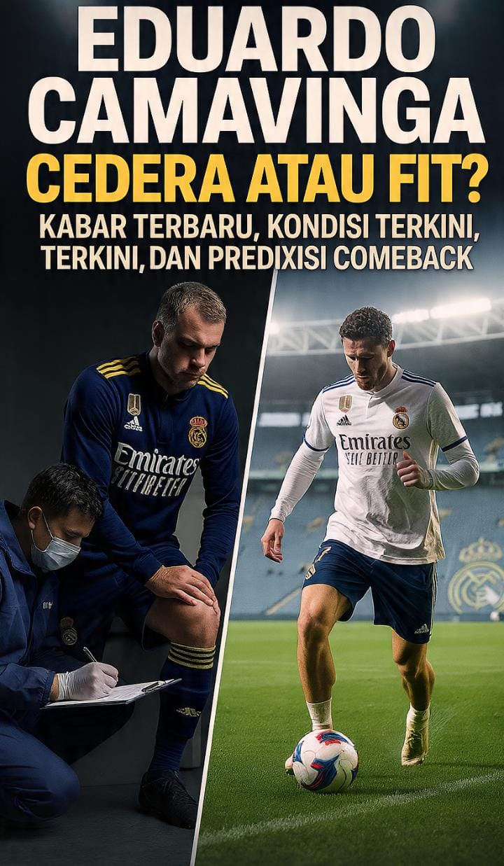 Eduardo Camavinga Cedera atau Fit? Kabar Terbaru, Kondisi Terkini, dan Prediksi Comeback