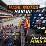 Hasil Moto3 Hari Ini 10 Agustus 2026: David Almansa Juara, Veda Ega Finis p9