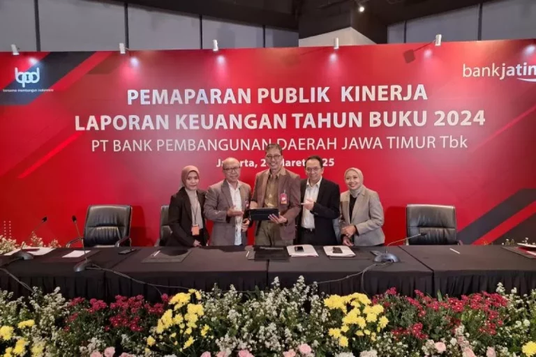 Bank Jatim Catat Laba Bersih Rp 1,546 Triliun, Siapkan Dividen Rp 850 Miliar untuk Pemegang Saham