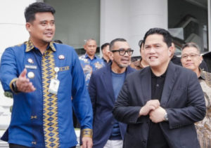 Erick Thohir Apresiasi Gubernur Sumut Jelang ASEAN U-19 Boys' Championship 2026 di Medan