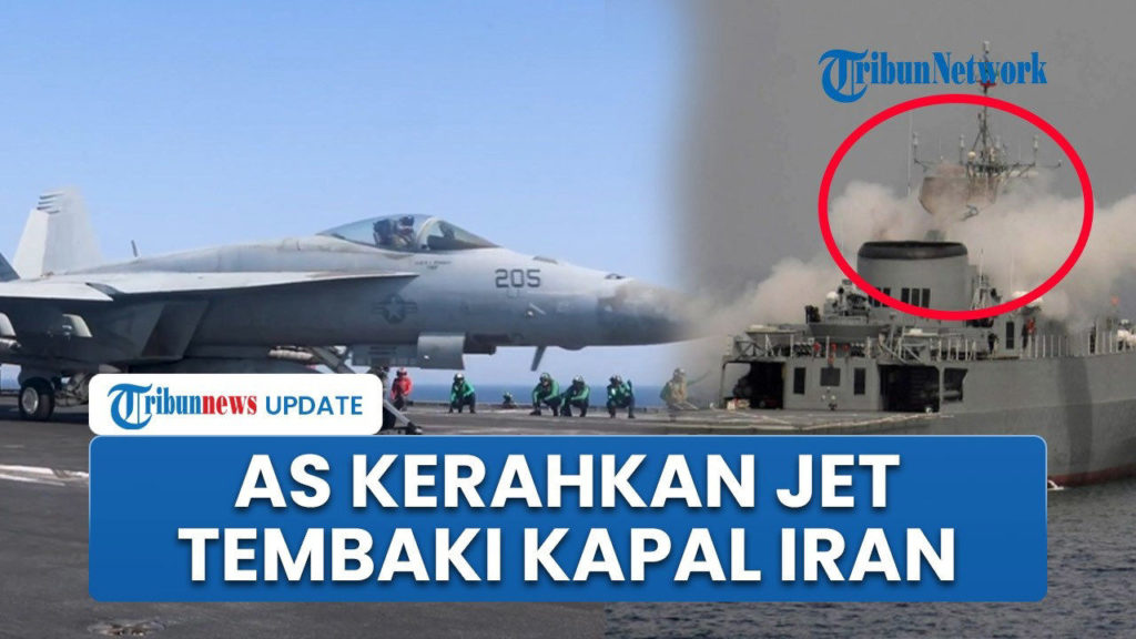 Ketegangan Meningkat: Jet Tempur AS Serang Kapal Tanker Iran di Teluk Oman