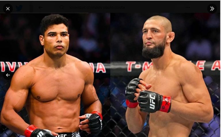 Khamzat Chimaev Didorong Naik Kelas Berat Ringan untuk Berhadapan dengan Paulo Costa