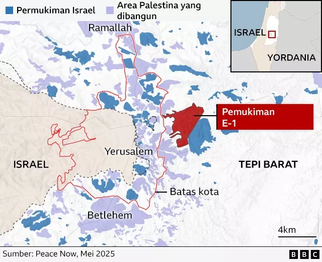 Krisis Israel: E1 Proyek Pemukiman Memicu Reaksi Global dan Sanksi Potensial