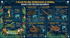 7 Ular Paling Berbahaya di Dunia, Kenali Ciri-Ciri dan Racunnya