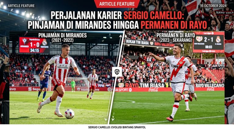 Perjalanan Karier Sergio Camello: Pinjaman di Mirandes Hingga Permanen di Rayo