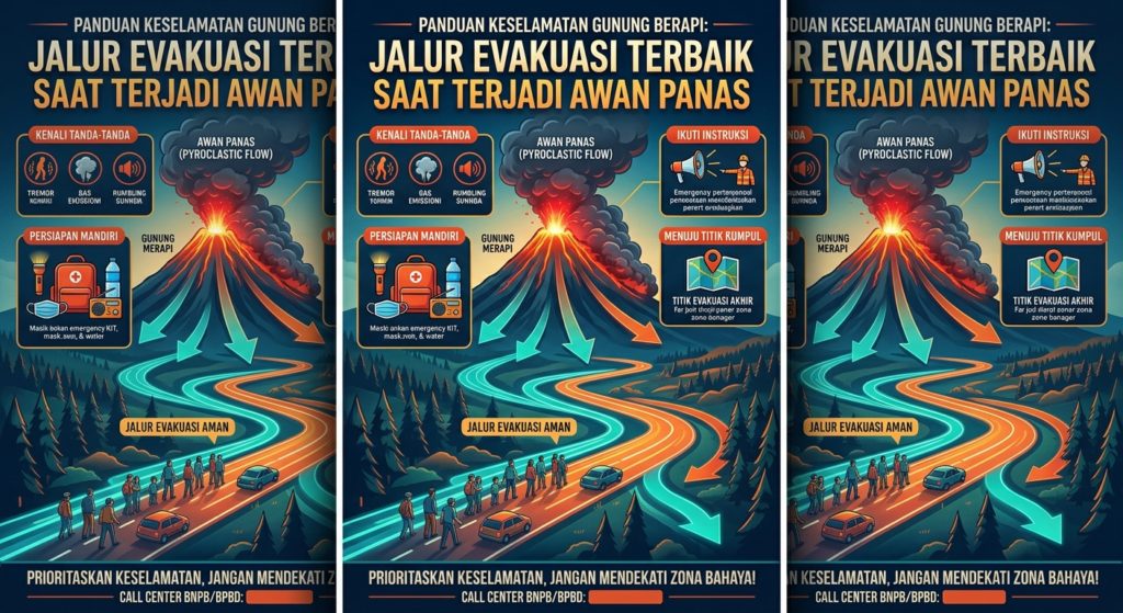 Panduan Keselamatan Gunung Berapi: Jalur Evakuasi Terbaik Saat Terjadi Awan Panas