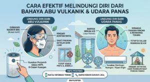 Cara Efektif Melindungi Diri dari Bahaya Abu Vulkanik dan Udara Panas