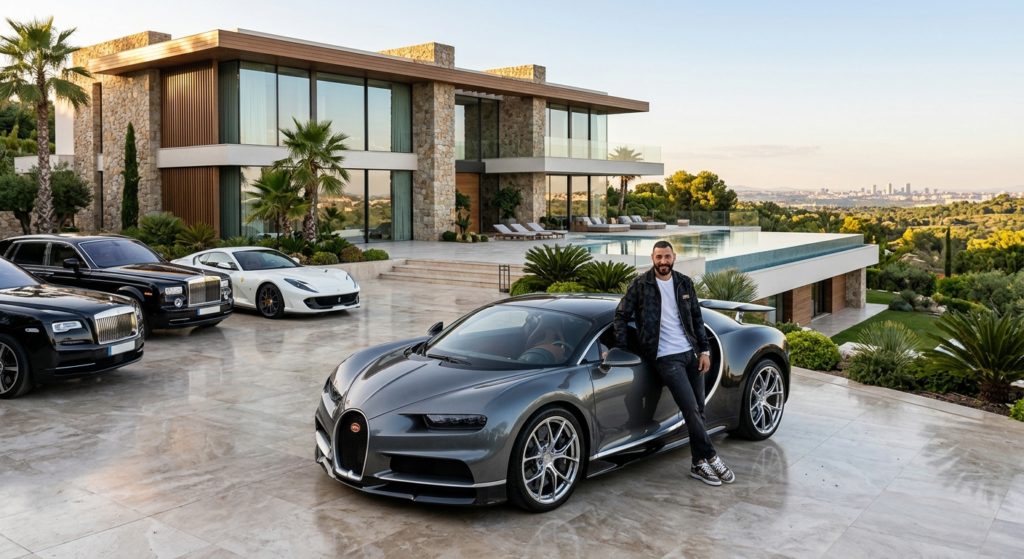 Koleksi Mobil Mewah dan Rumah Karim Benzema: Intip Gaya Hidup Sang Bintang