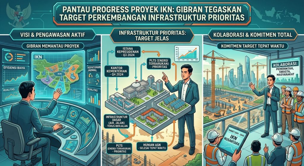 Pantau Progress Proyek IKN, Gibran Tegaskan Target Perkembangan Infrastruktur Prioritas
