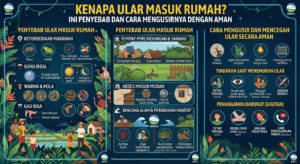 Kenapa Ular Masuk Rumah? Ini Penyebab dan Cara Mengusirnya dengan Aman