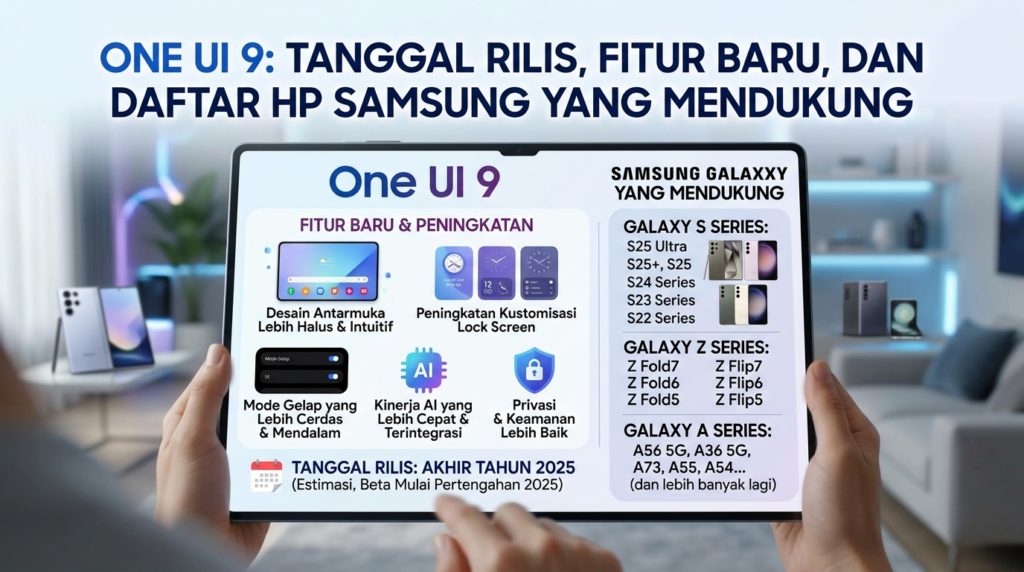 One UI 9: Tanggal Rilis, Fitur Baru, dan Daftar HP Samsung yang Mendukung