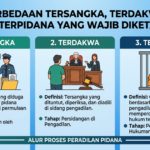 Perbedaan Tersangka, Terdakwa, dan Terpidana yang Wajib Diketahui