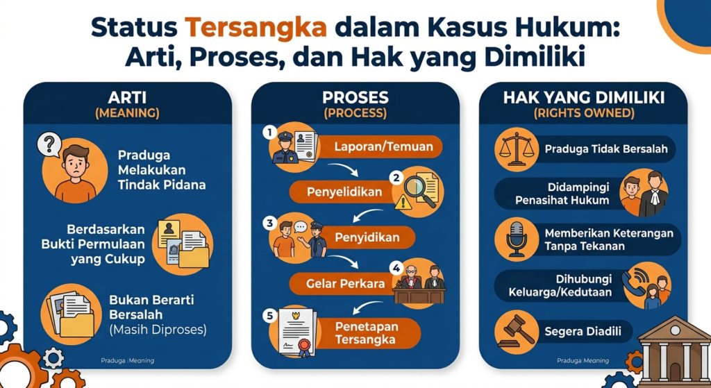 Status Tersangka dalam Kasus Hukum: Arti, Proses, dan Hak yang Dimiliki