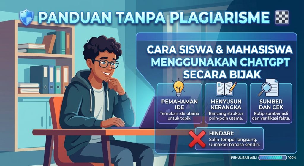 Cara Siswa dan Mahasiswa Menggunakan ChatGPT Secara Bijak Tanpa Plagiarisme