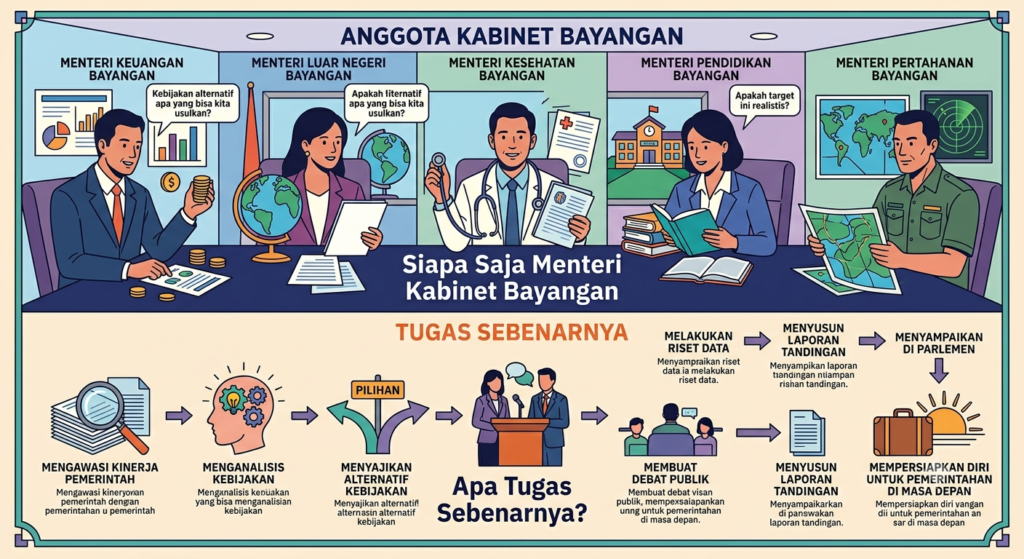 Siapa Saja Menteri Kabinet Bayangan dan Apa Tugas Sebenarnya?