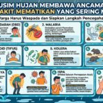 Musim Hujan Membawa Ancaman: 9 Penyakit Mematikan yang Sering Melejit, Warga Harus Waspada dan Siapkan Langkah Pencegahan