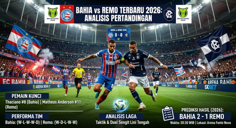 Bahia vs Remo Terbaru 2026: Analisis Pertandingan, Pemain Kunci, Performa Tim, dan Prediksi Hasil