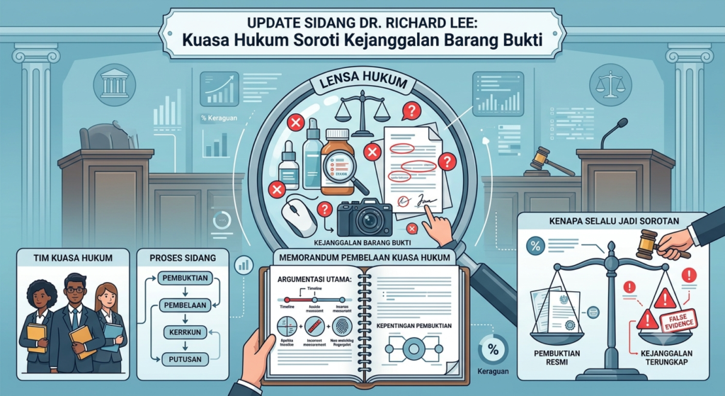Update Sidang dr. Richard Lee: Kuasa Hukum Soroti Kejanggalan Barang Bukti