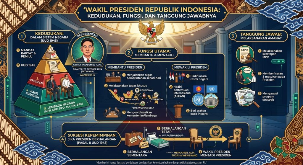 Wakil Presiden Republik Indonesia: Kedudukan, Fungsi, dan Tanggung Jawabnya