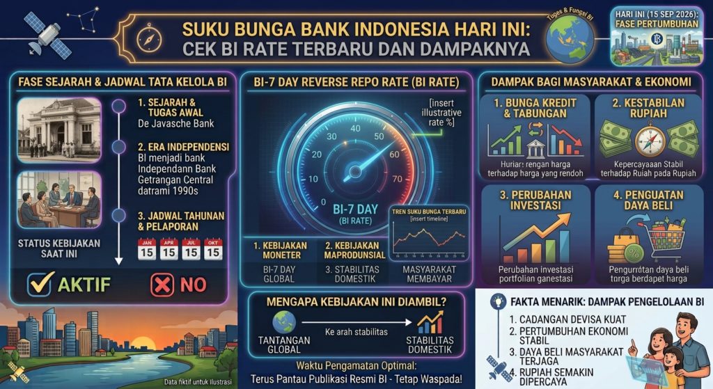 Suku Bunga Bank Indonesia Hari Ini: Cek BI Rate Terbaru dan Dampaknya