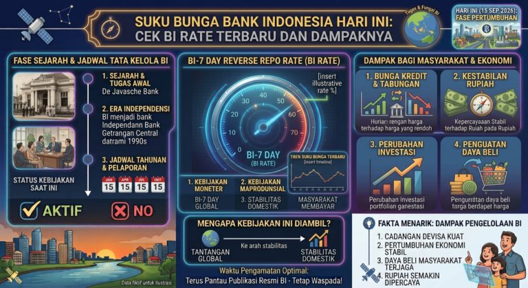 Suku Bunga Bank Indonesia Hari Ini: Cek BI Rate Terbaru dan Dampaknya