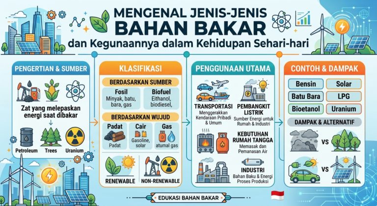Mengenal Jenis-Jenis Bahan Bakar dan Kegunaannya dalam Kehidupan Sehari-hari