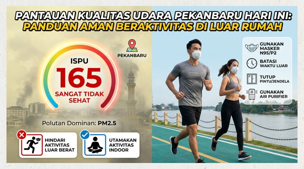 Pantauan Kualitas Udara Pekanbaru Hari Ini: Panduan Aman Beraktivitas di Luar Rumah