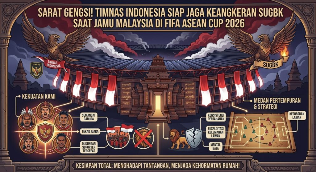 Sarat Gengsi! Timnas Indonesia Siap Jaga Keangkeran SUGBK Saat Jamu Malaysia di FIFA ASEAN Cup 2026