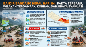 Banjir Bandang Nepal Hari Ini: Fakta Terbaru, Wilayah Terdampak, Korban, dan Upaya Evakuasi