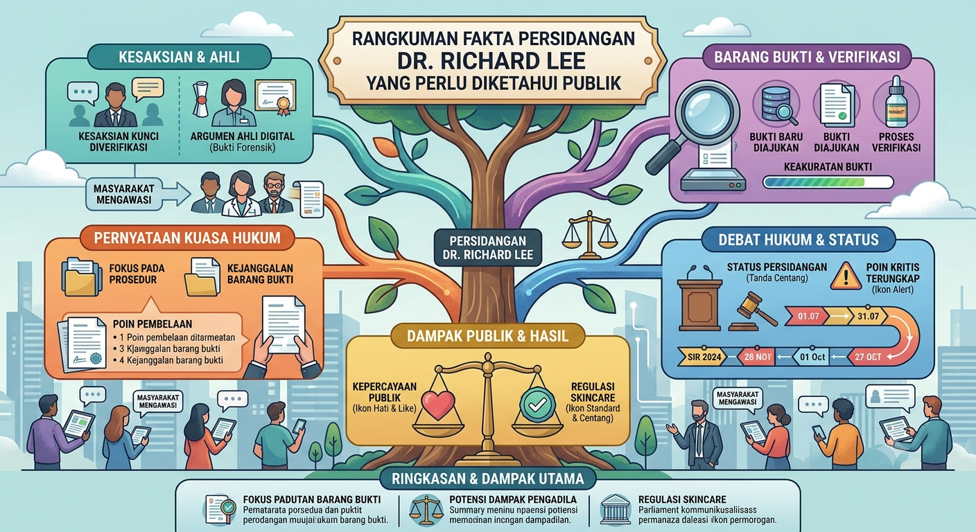 Rangkuman Fakta Persidangan dr. Richard Lee yang Perlu Diketahui Publik