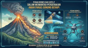 Peran Drones dan Satelit dalam Memantau Pergerakan Awan Panas Gunung Berapi