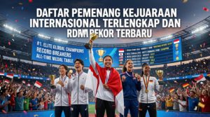 Daftar Pemenang Kejuaraan Internasional Terlengkap dan Rekor Terbaru