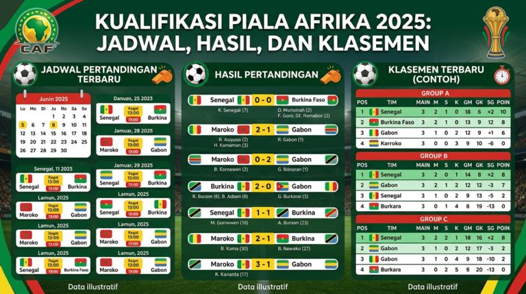 Jadwal Kualifikasi Piala Afrika Terbaru, Lengkap dengan Hasil dan Klasemen