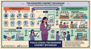 Mengawasi 9 Kementerian Sekaligus, Apa Fokus Utama Tim Ekonomi Kabinet Bayangan?