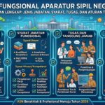 Jabatan Fungsional Aparatur Sipil Negara 2026: Jenis Jabatan, Syarat, Tugas, dan Aturan Terbaru