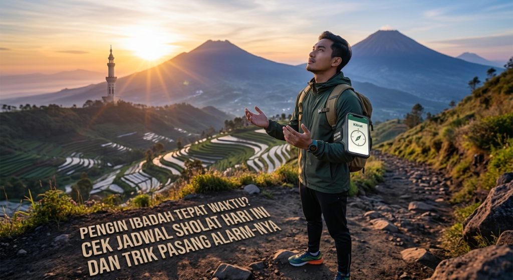 Pengin Ibadah Tepat Waktu? Cek Jadwal Sholat Hari Ini dan Trik Pasang Alarm-nya