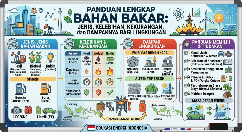 Panduan Lengkap Bahan Bakar: Jenis, Kelebihan, Kekurangan, dan Dampaknya bagi Lingkungan