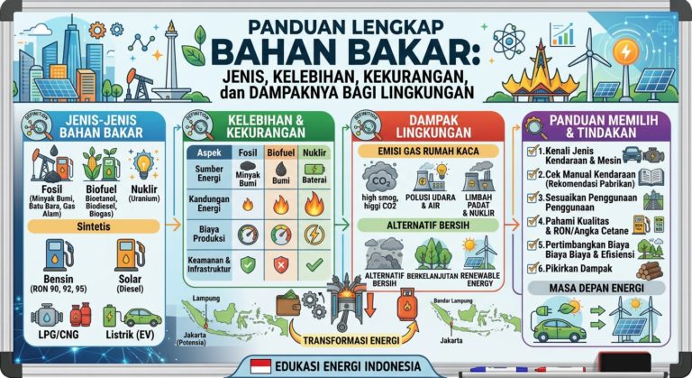 Panduan Lengkap Bahan Bakar: Jenis, Kelebihan, Kekurangan, dan Dampaknya bagi Lingkungan
