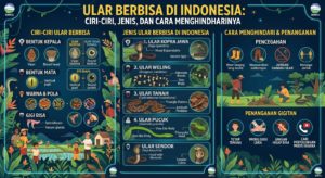 Ular Berbisa di Indonesia: Ciri-Ciri, Jenis, dan Cara Menghindarinya