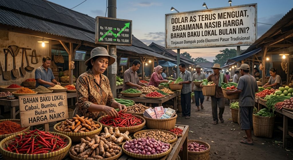 Dolar AS Terus Menguat, Bagaimana Nasib Harga Bahan Baku Lokal Bulan Ini?