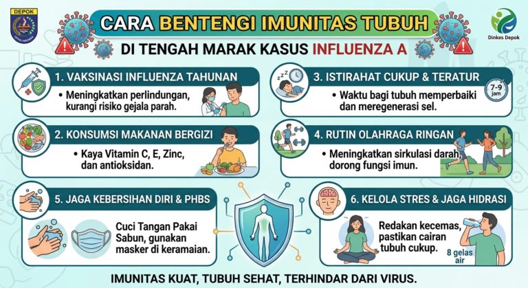 Cara Bentengi Imunitas Tubuh di Tengah Marak Kasus Influenza A