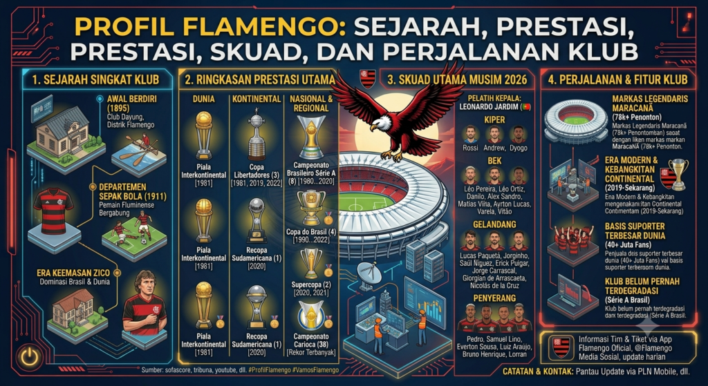 Profil Flamengo: Sejarah, Prestasi, Skuad, dan Perjalanan Klub