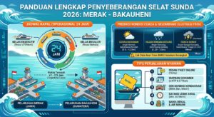 Penyeberangan Selat Sunda 2026: Jadwal Kapal, Merak-Bakauheni, Kondisi Cuaca, dan Tips Perjalanan