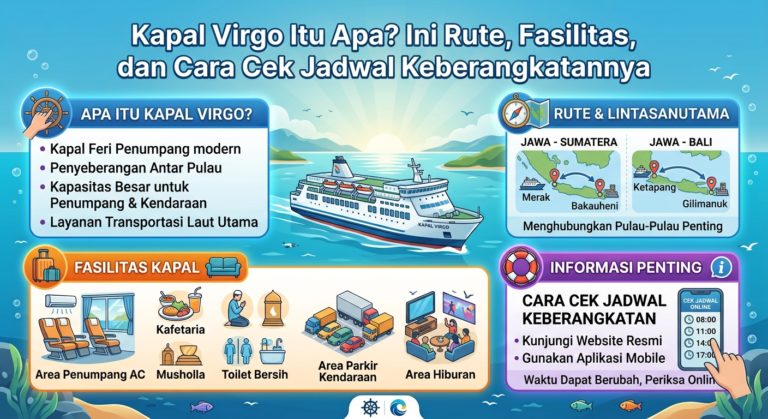 Kapal Virgo Itu Apa? Ini Rute, Fasilitas, dan Cara Cek Jadwal Keberangkatannya