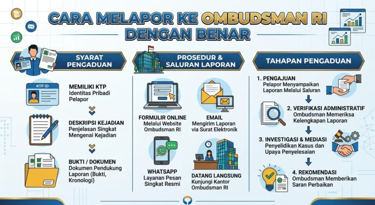Cara Melapor ke Ombudsman dengan Benar: Syarat, Prosedur, dan Tahapan Pengaduan