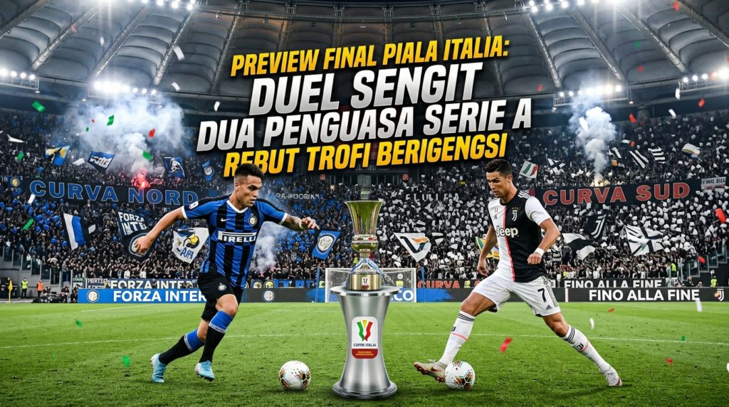 Preview Final Piala Italia: Duel Sengit Dua Penguasa Serie A Rebut Trofi Bergengsi