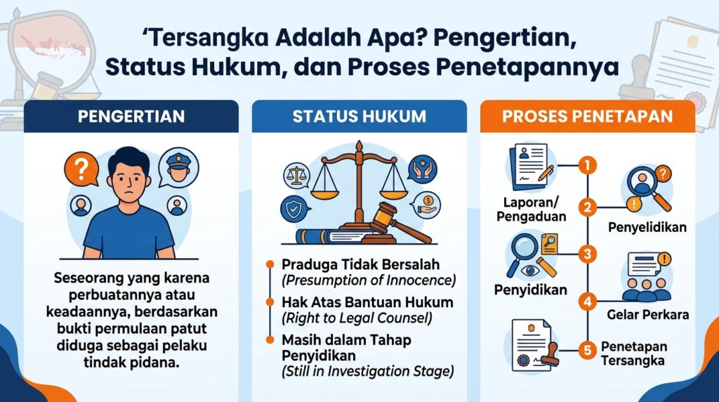 Tersangka Adalah Apa? Pengertian, Status Hukum, dan Proses Penetapannya