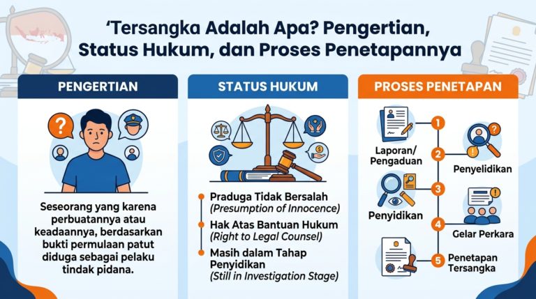 Tersangka Adalah Apa? Pengertian, Status Hukum, dan Proses Penetapannya